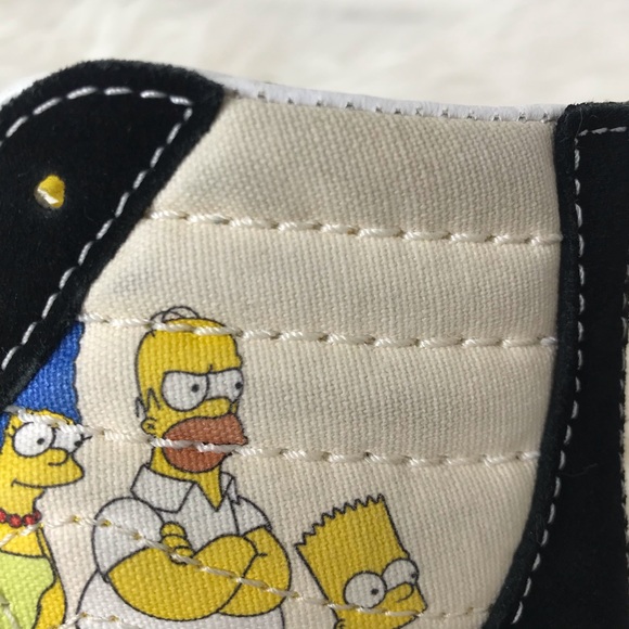 Vans x The Simpsons Kids Sk8-Hi Zip- Limited Edition Size 11 - Picture 16 of 16